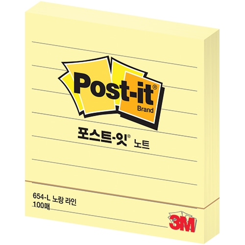 포스트잇 노트 654-L (라인)