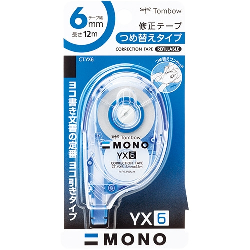 모노 YX 수정테이프 CT-YX6 (6mm X 12M)