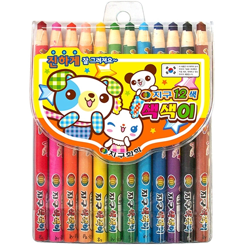 12색 색색이 색연필