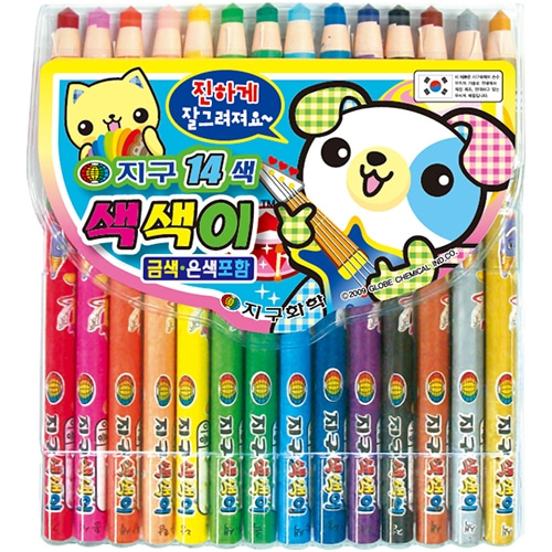 14색 색색이 색연필